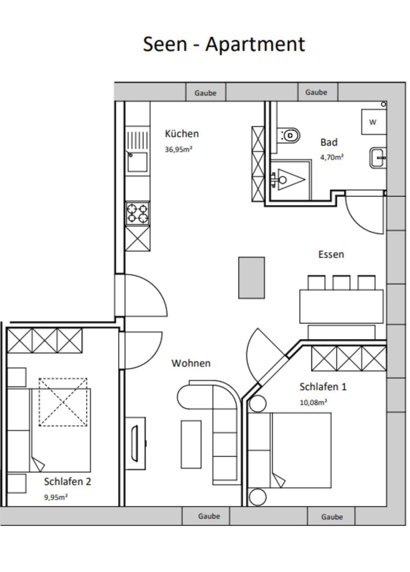 Seen-Apartment Im Herrenhaus Rheinblick Xanten Zewnętrze zdjęcie